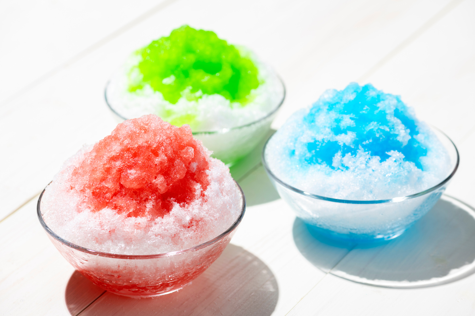 Cold shaved ice. Summer in Japan.